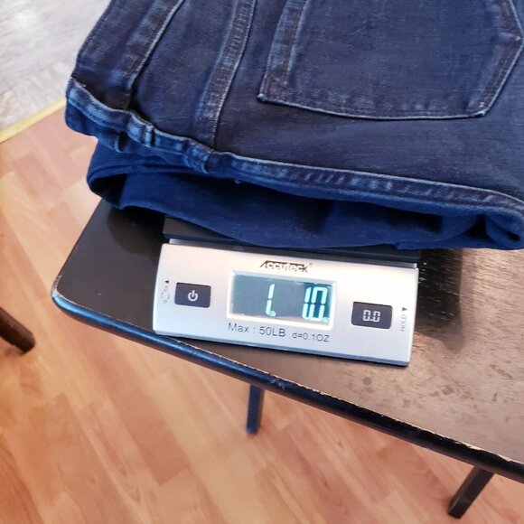 Prana Sienna Womens Jeans Skinny 4/27 x 31" Regular Stretch Mid Rise Deep Blue - Picture 14 of 14